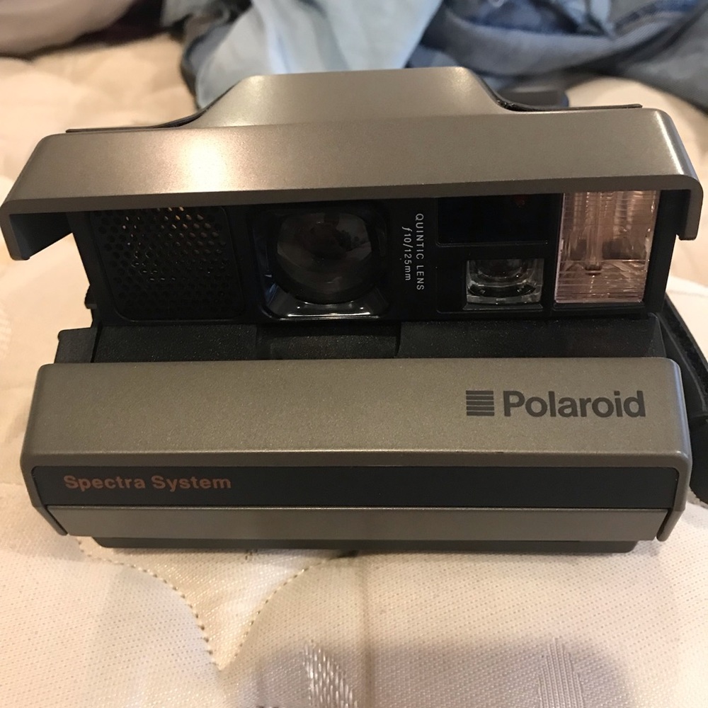 Old school Polaroid camera